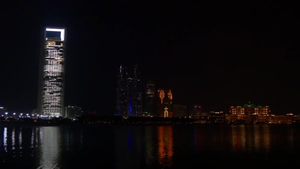Dubai marina épületek panoráma — Stock videók