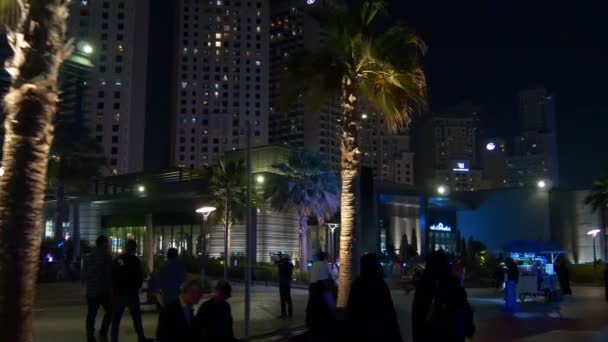 Night life in dubai — Stock Footage Night life in dubai Stock Video