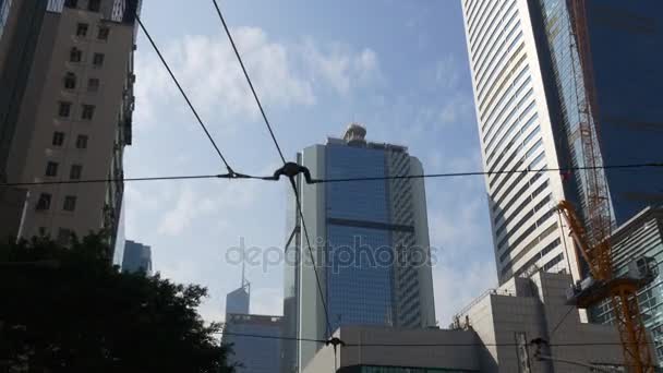 Panorama des gratte-ciel de Hong Kong — Video