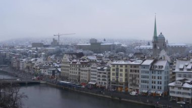 Zürih cityscape panorama