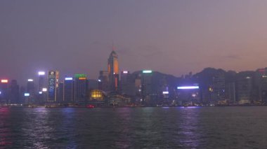 gece hong Kong Panorama
