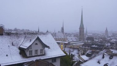 Zürih cityscape panorama