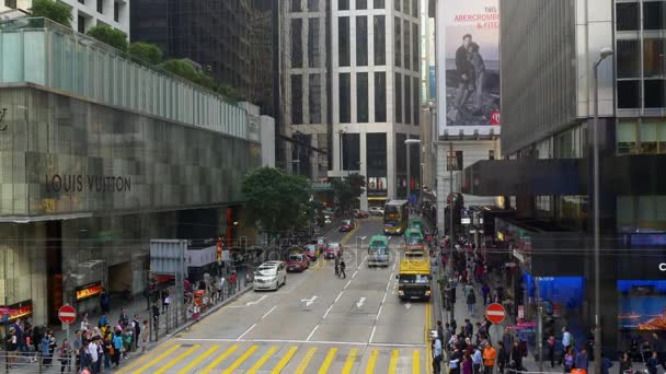 Traffico a Hong Kong — Video Stock