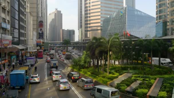 Verkehr in Hongkong — Stockvideo