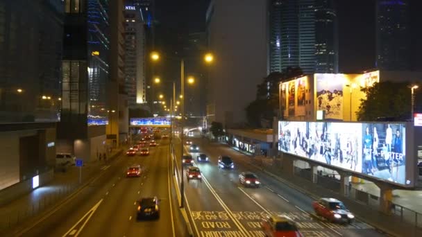 Traffic in Hong Kong — Stock Video