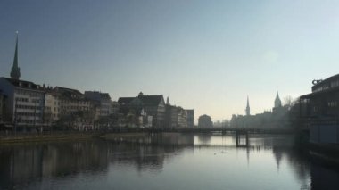 Zürih cityscape panorama