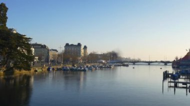 Zürih cityscape panorama