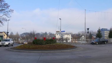 Zürih'in kış yaşam 