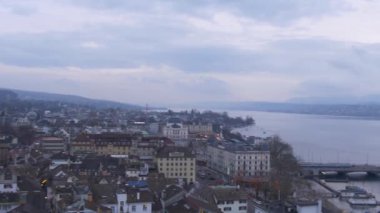 Zürih cityscape panorama