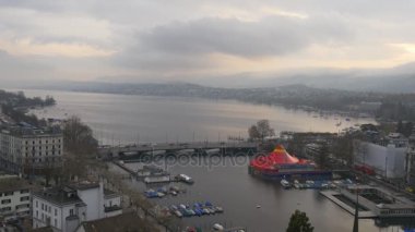 Zürih cityscape panorama