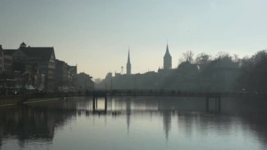 Zürih cityscape panorama