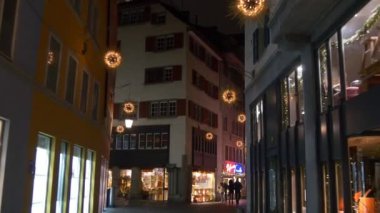 Noel dekorasyon ışıklı Zürih