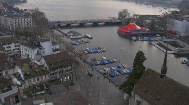 Zürih cityscape panorama