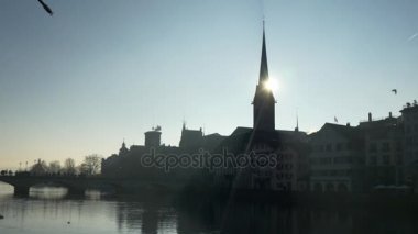 Zürih cityscape panorama
