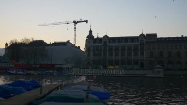 Zürih cityscape panorama