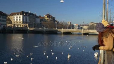 Zürih ünlü Köprüsü 