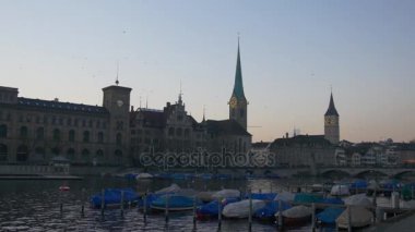 Zürih cityscape panorama