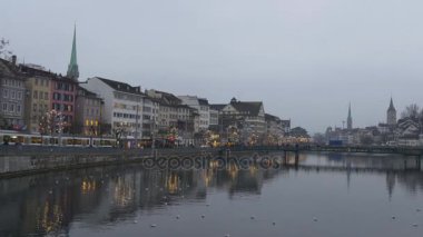 Zürih cityscape panorama