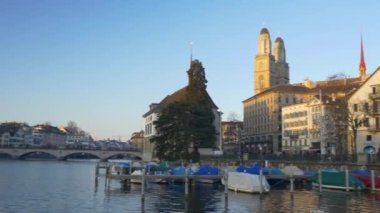 Zürih cityscape panorama