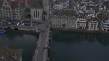 Zürih cityscape panorama