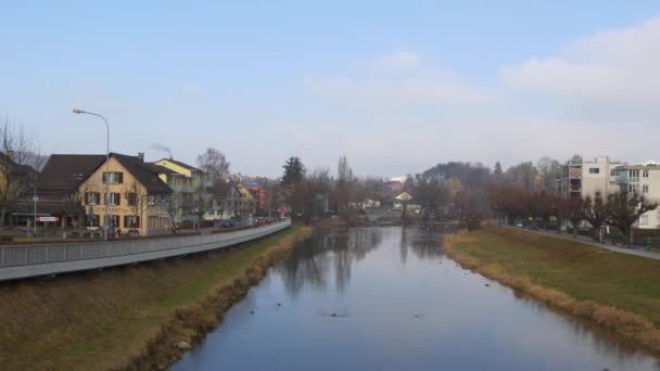 Panorama Panorama Curychu — Stock video
