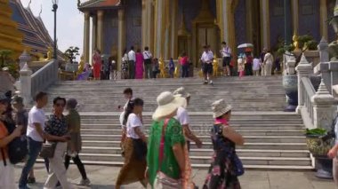 Tapınaklar Bangkok yakın kişi