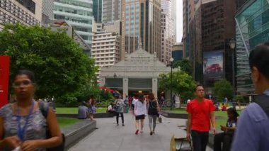 Cityscape görünümü modern Singapur