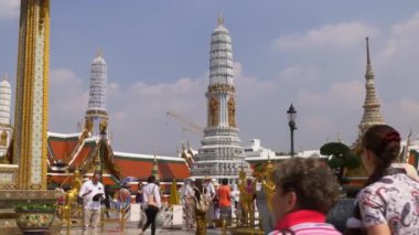 Tapınaklar Bangkok yakın kişi