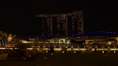 gece aydınlatma marina koyunda