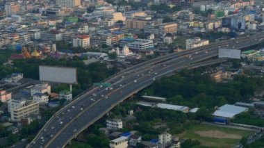 Bangkok şehir sokak trafik