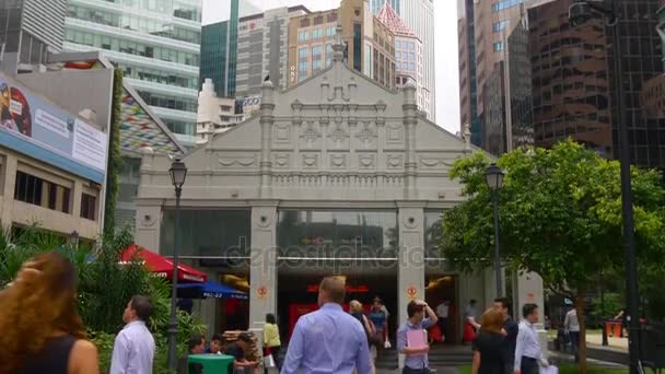 Vue du paysage urbain de Singapour moderne — Video