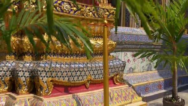 Vackra tempel i Bangkok — Stockvideo