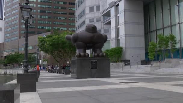 Vista del paisaje urbano de la moderna Singapur — Vídeo de stock