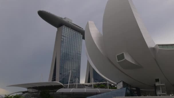 Panorama du centre-ville de Singapour — Video
