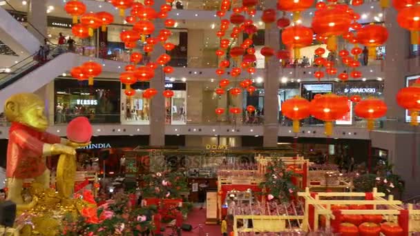 Shopping center em Hong Kong — Vídeo de Stock
