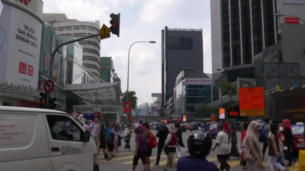 Vista della moderna Hong Kong — Video Stock