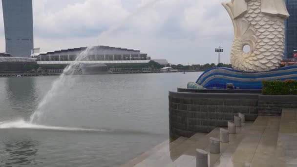 Marina bay sands mall hotel — стоковое видео