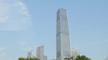  Hong Kong gökdelenler panorama