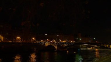Paris şehir gece zaman