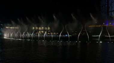 Dubai ünlü fontain panorama