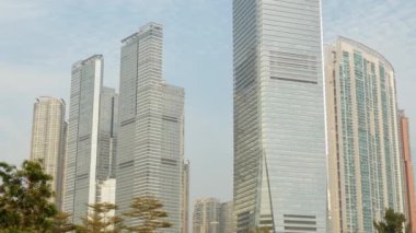  Hong Kong gökdelenler panorama