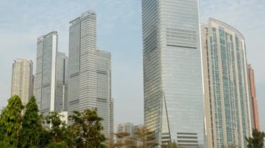  Hong Kong gökdelenler panorama