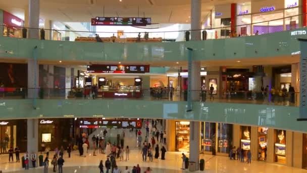 Centro comercial Dubal Mall — Vídeo de stock