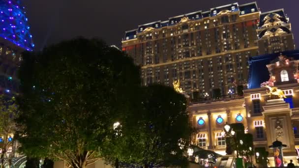 Vue sur le paysage urbain de Macao — Video