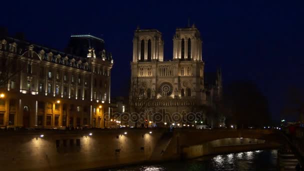 Veduta panoramica della città di Parigi — Video Stock