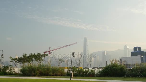 Widok na Hongkong miasta — Wideo stockowe
