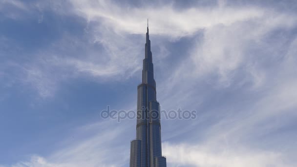 Міський пейзаж вид на місто Дубай — стокове відео