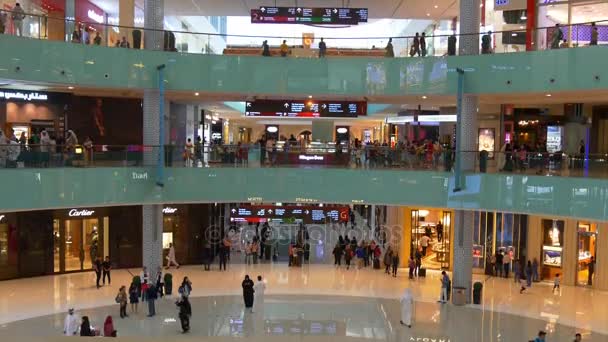 Centro comercial Dubal Mall — Vídeo de Stock