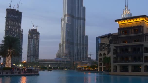 Vista panorâmica da cidade de Dubai — Vídeo de Stock