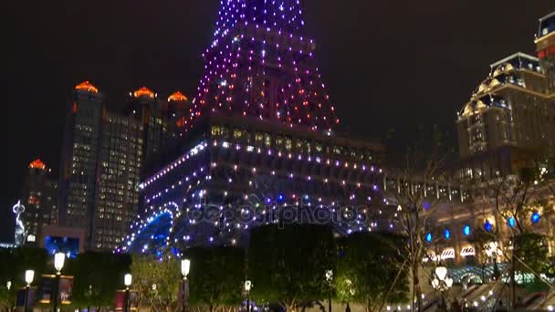 Cityscape Macau kenti — Stok video